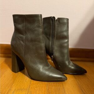 Steve Madden Dark Brown Heeled Boots
